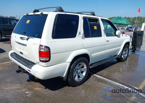 2004 Nissan Pathfinder Le Platinum from USA, damaged, VIN JN8DR09X54W808603